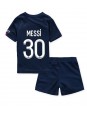 Paris Saint-Germain Lionel Messi #30 Heimtrikotsatz für Kinder 2022-23 Kurzarm (+ Kurze Hosen)